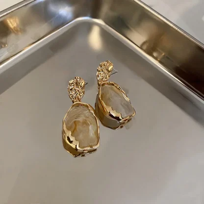 Stone-like Earrings For Mom - Image 4