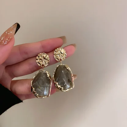 Stone-like Earrings For Mom - Image 5